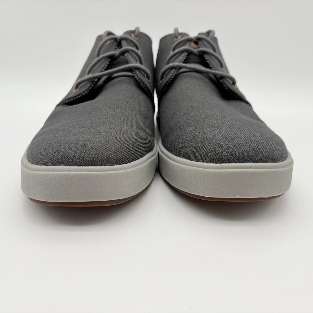 Olukai Nana Hele Wai'Apo Chukka Boots Mens Size 13 Dark Gray Canvas Lace Up